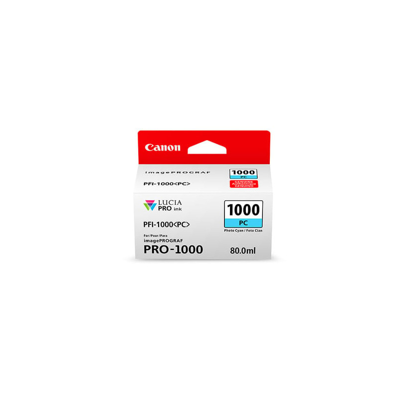 Cartuccia canon pfi-1000pc photo ciano [0550c001]