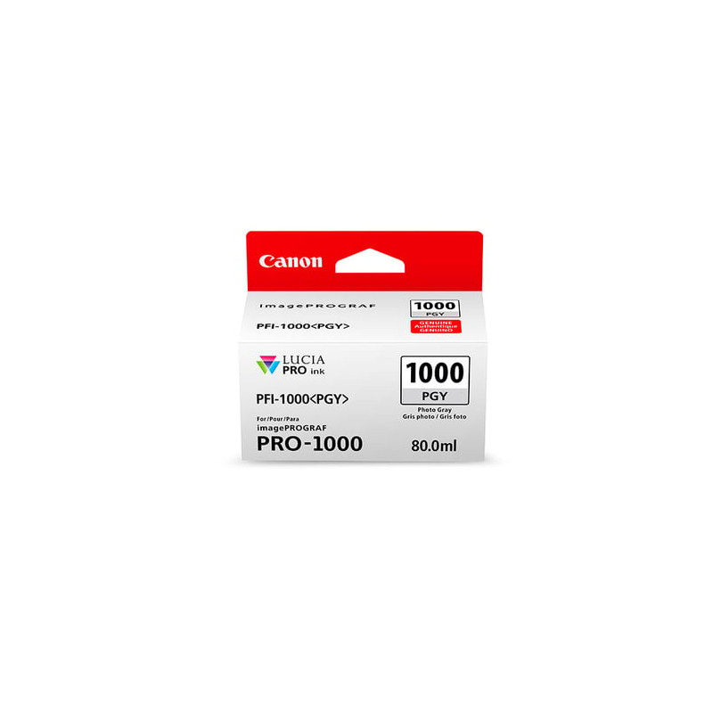 Cartuccia canon pfi-1000pgy photo grigio [0553c001]