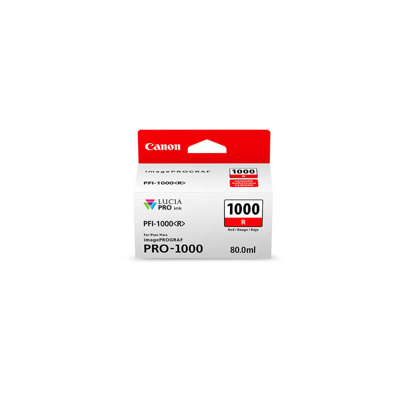 Cartuccia canon pfi-1000r rosso [0554c001]