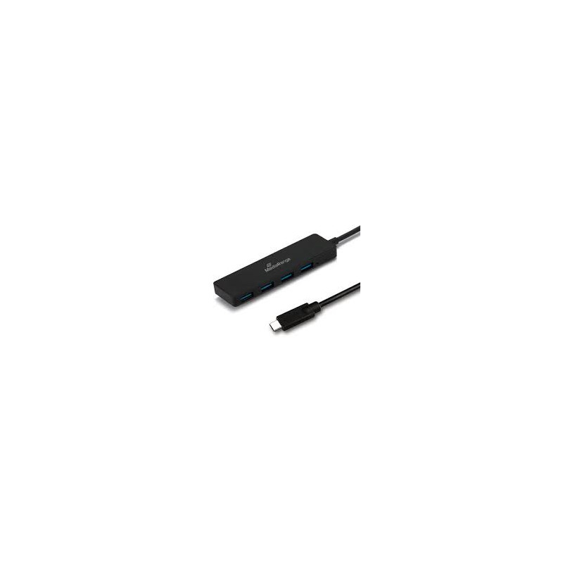 hub usb mediarange da usb tipo-c a usb 3.0 1:4 superspeed usb