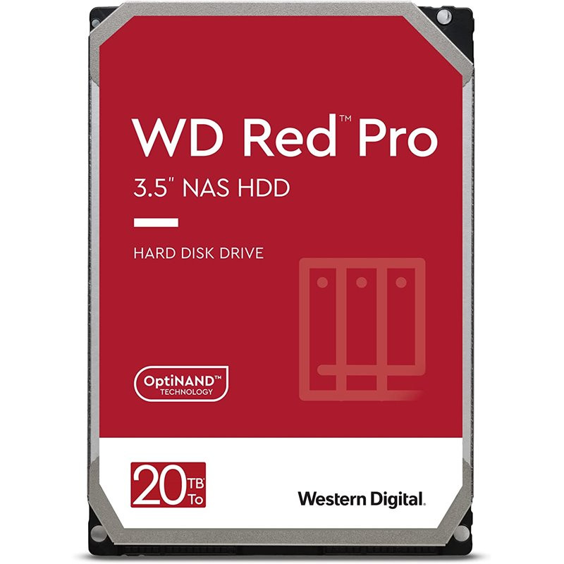 hard disk 20tb western digital red pro 3.5 nas sata iii [wd201kfgx]