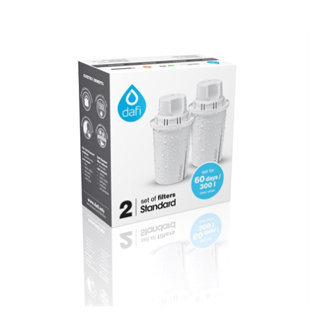 filtro acqua dafi classic 2p bianco [poz03233]
