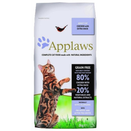 mangime secco applaws per gatti adulto pollo e anatra 7.5kg