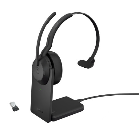 cuffia jabra evolve2 55 mono stereofonico con microfono usb/bluetooth