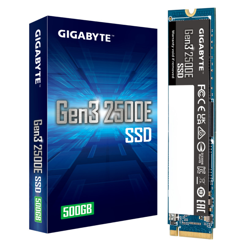ssd 500gb gigabyte gen3 2500e-m.2-pcie-nvme-write