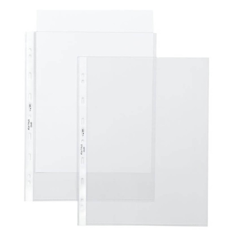 buste plastica forate sei rota ppl album liscio plus a3 42x30cm 10pz