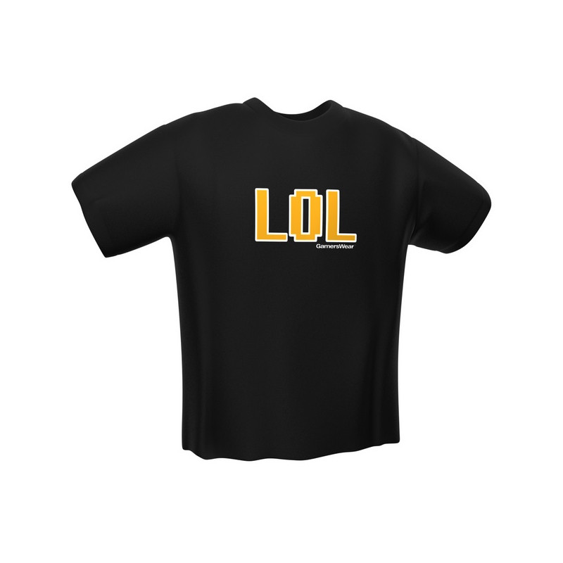 Maglietta gamerswear lol t-shirt nero (xl)