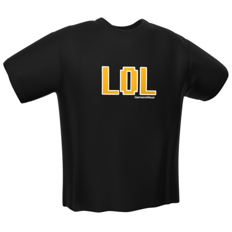 Maglietta gamerswear lol t-shirt nero (xl)