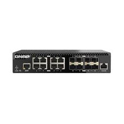 switch qnap gestito l2 16 porte gigabit ethernet [qsw-m3216r-8s8t]