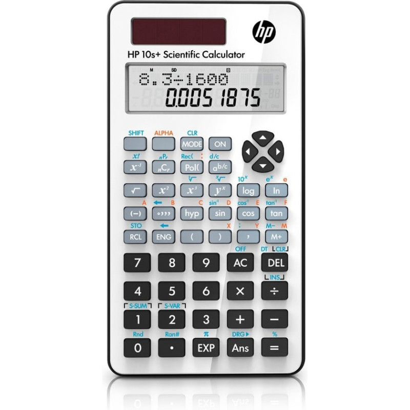 calcolatrice scientifica hp a batteria/solare 12 cifre su 2 righe