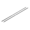 barre di rinforzo techly per armadio rack 22u p 600mm argento