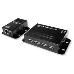Adattatore di rete logilink usb 2.0 cat.5 extender 50m w.4-porte