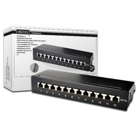 Pannello patch digitus 12p cat6a desktop [dn-91612sd-ea]