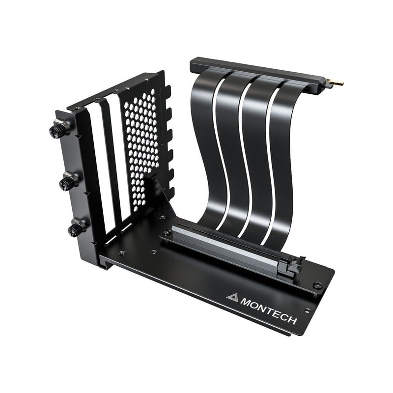 kit gpu montech staffa verticale vga per cavo riser pcie 4.0 20cm