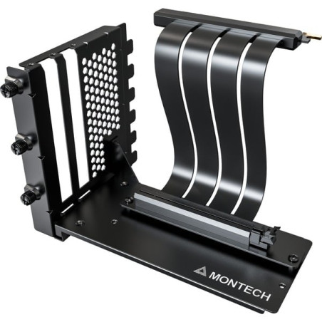 kit gpu montech staffa verticale vga per cavo riser pcie 4.0 20cm