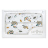 set completo lenzuola baby idea per lettino fantasia in cotone beige