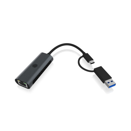 adattatore icybox ib-lan301-c3 lan/usb 3.0 usb tipo a/usb