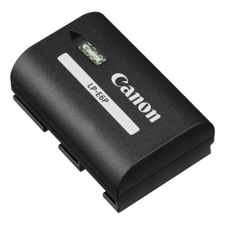 batteria canon lp-e6p nero