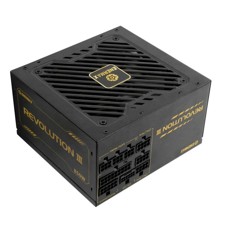 alimentatore 850w enermax revolution 80+ nero [erv850g-ahg-mac]