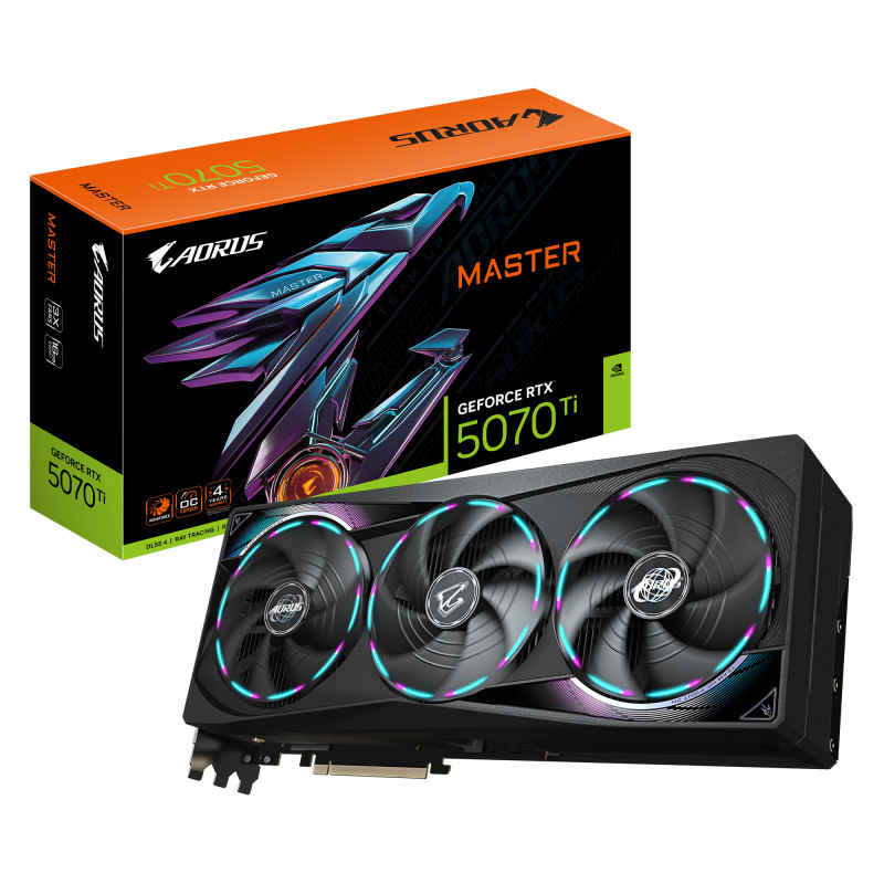 scheda video nvidia 16gb gigabyte aorus geforce rtx 5070 ti master