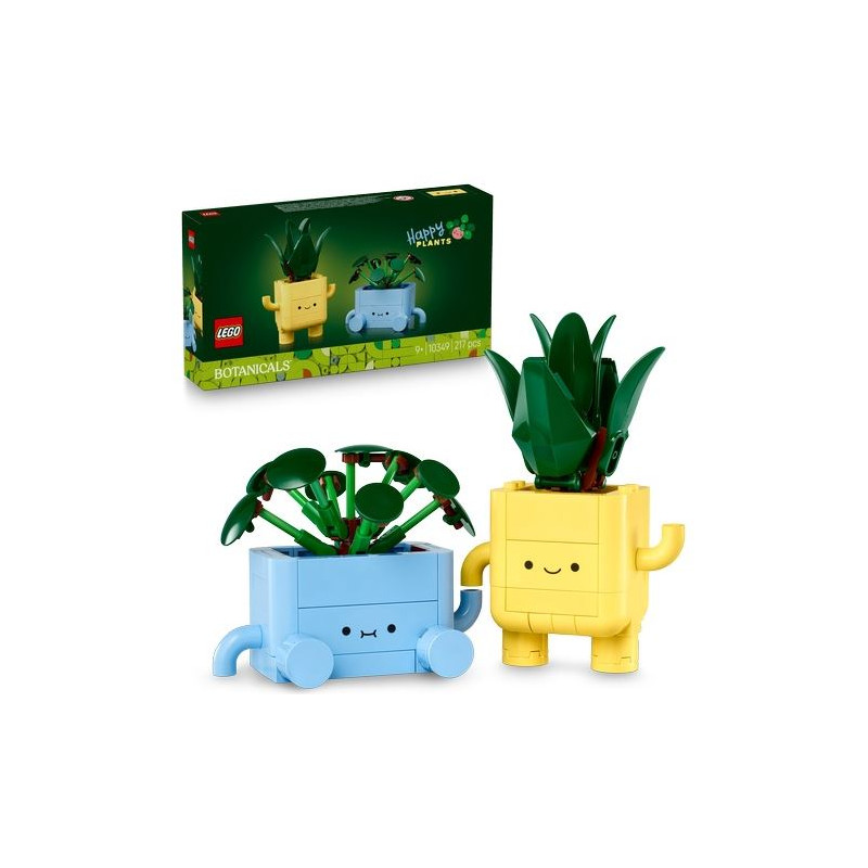 gioco da costruzione lego icons piante felici multicolore 215pz [10349]