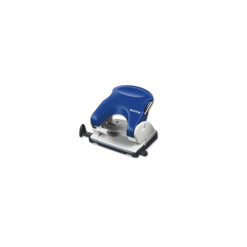 Perforatore leitz 2 fori blu 5005 max 25 fogli metal [50050035]
