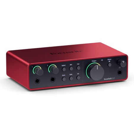 interfaccia audio focusrite scarlett 2i2 usb-c 4a generazione