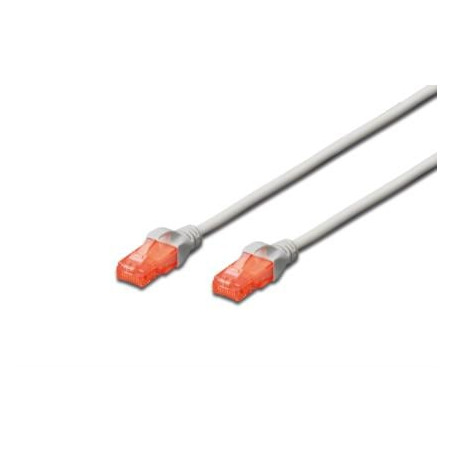 Cavo di rete digitus patch rj45 u/utp cat6 3.00m grigio [dk-1612-030]