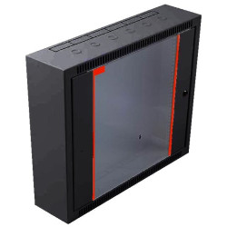 armadio rack 19'' 12 u flat 15 cm col. nero