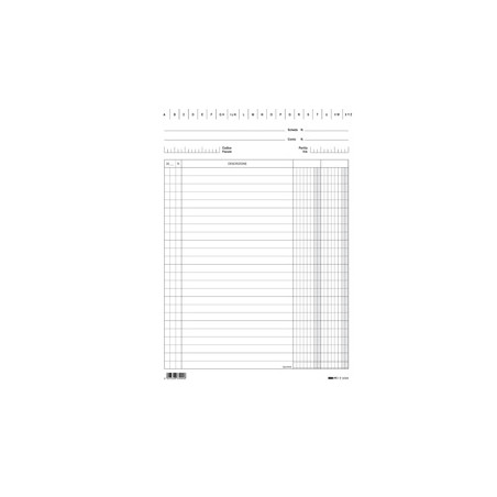 schede schedario edipro 100 pz. 2 colonne verticale 24x17cm e3399
