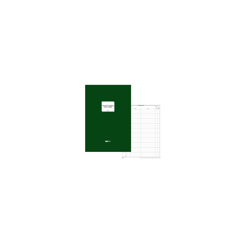 registro corrispondenza arrivo/partenza edipro 300 pagine 31x24,5