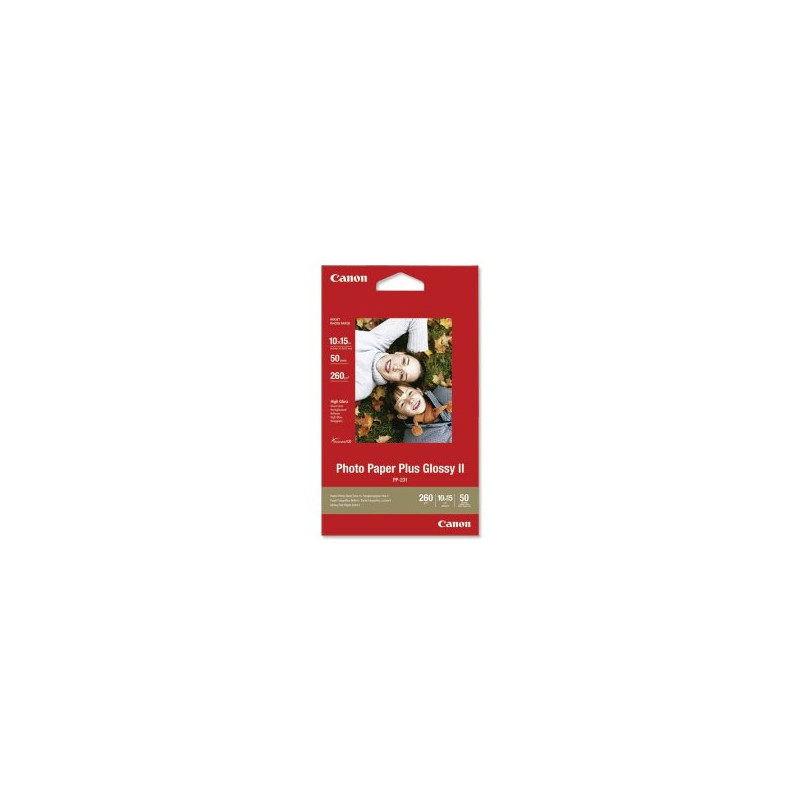 carta fotografica canon plus glossy 10x15cm a3 5fogli bianco [2311b053]