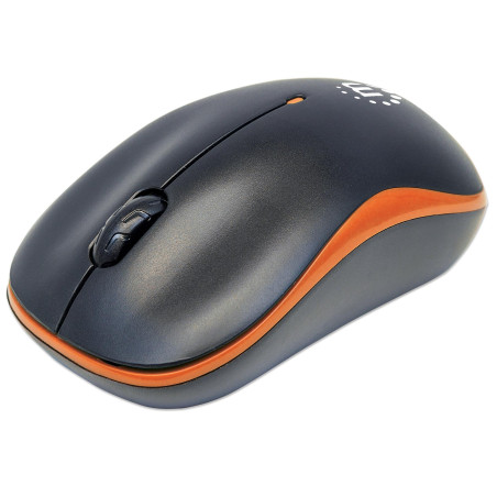 Mouse manhattan ottico wireless con micro ricevitore usb 1000dpi