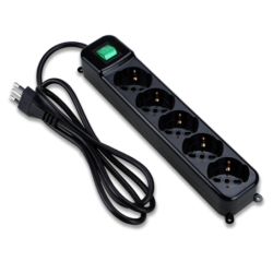tecnoware multipresa filtrata, interruttore luminoso, child protection,