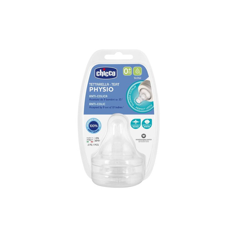 tettarella chicco physio silicone 2pz 5 00203.110