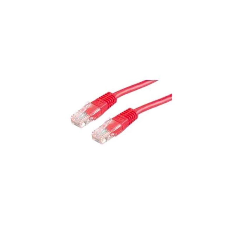 cavo di rete igloo patch utp cat 6 0.5m rosso [dm-65]