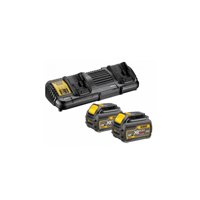 starter kit dewalt batteria e caricabatterie 18-54v 2ah [dcb132t2-qw]