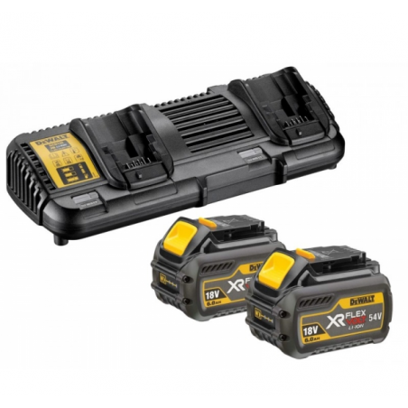 starter kit dewalt batteria e caricabatterie 18-54v 2ah [dcb132t2-qw]