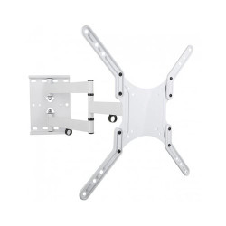 Supporto murale ultra slim per tv led lcd 23-55'' bianco