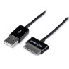 cavo usb startech.com per samsung galaxy tab 2m nero