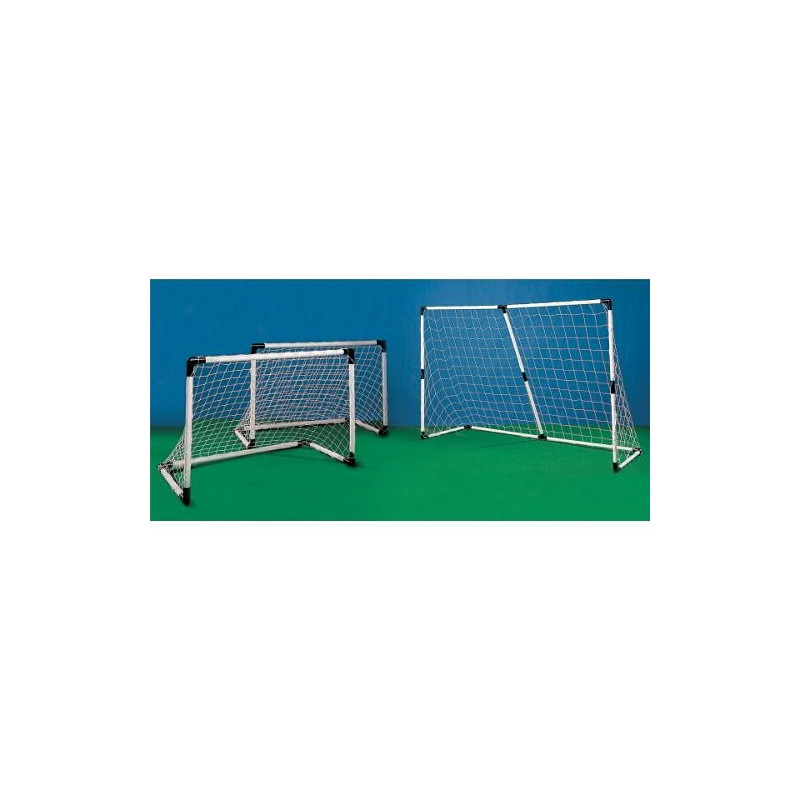 porta calcio mondo gioco goal post 2in1 bianco