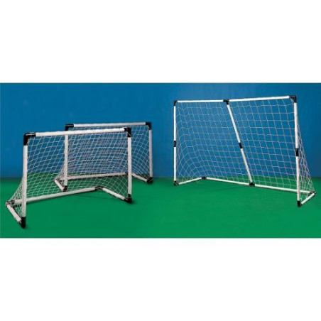 porta calcio mondo gioco goal post 2in1 bianco