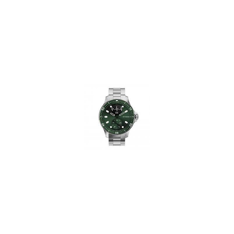 smartwatch withings scanwatch horizon spo2 sportivo gps 43mm verde/argento
