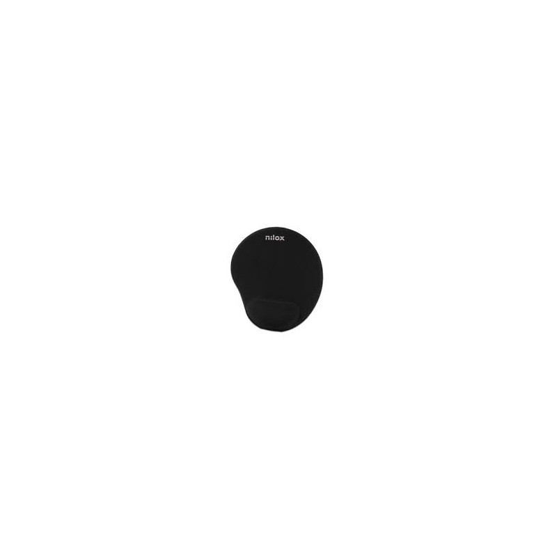 mousepad nilox ergonomico nero [nxmpe01]