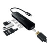 hub usb nilox nxdsusbc05 5in1 usb-c/hdmi 4k 30hz nero [nxdsusbc05]