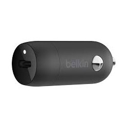 alimentatore da auto usb-c belkin pd pps tecnol. 30w nero [cca004btbk]