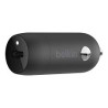 alimentatore da auto usb-c belkin pd pps tecnol. 30w nero [cca004btbk]