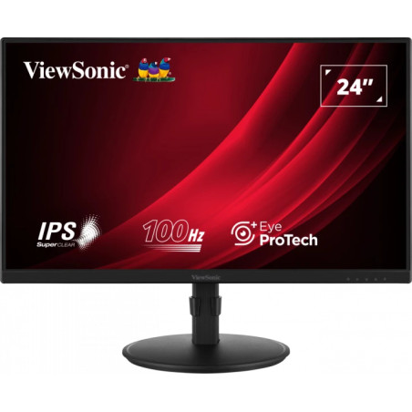 monitor led 24" viewsonic vg2408a full hd 1920x1080p 5ms classe