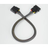 Cavo akasa 4-pol molex estensione - 30cm nero