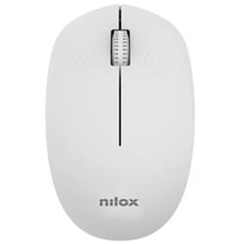 mouse nilox senza fili ottico 1000dpi bianco [nxmowi4013]